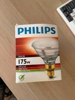 2x Philips Infrarood Lamp PAR38 175W, Gebruikt, Gloeilamp, 60 watt of meer, E27 (groot)