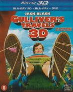 Gulliver's Travels 3D (2010) Blu-ray 3D + 2D+DVD Jack Black, Ophalen of Verzenden, Zo goed als nieuw