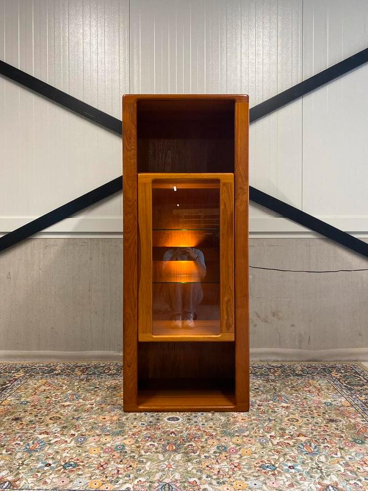 Silkeborg Wandkast Teak uit Denemarken, Huis en Inrichting, Kasten | Wandmeubels, Zo goed als nieuw, 150 tot 200 cm, Minder dan 150 cm