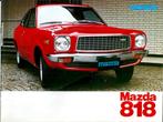 Folder Mazda 818 1976, Boeken, Auto's | Folders en Tijdschriften, Gelezen, Mazda, Ophalen of Verzenden
