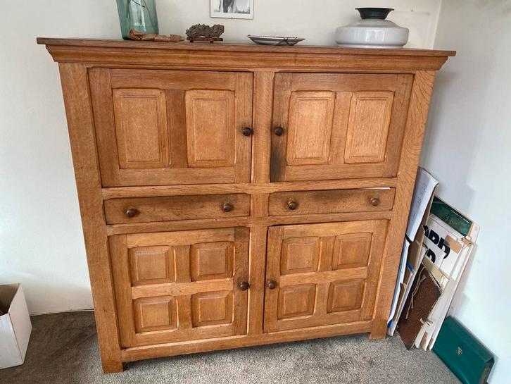 Eikenhouten buffetkast - gratis op te halen in Zwolle, Huis en Inrichting, Kasten | Buffetkasten, Gebruikt, 150 tot 200 cm, 150 tot 200 cm