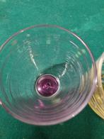 glazen met gekleurde bodem, Verzamelen, Glas en Borrelglaasjes, Ophalen of Verzenden