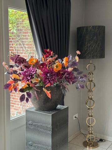 Nieuw! Zijden Herfstboeket incl landelijke Pot beschikbaar voor biedingen