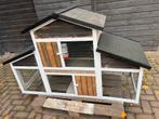 Konijnenhok, buiten, Dieren en Toebehoren, Ophalen, 110 cm of meer, Zo goed als nieuw, 90 cm of meer