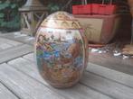 China Gigantisch Imari Keramiek Ei, fraai Handbeschilderd, Antiek en Kunst, Ophalen of Verzenden