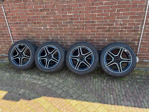 Mercedes Benz AMG velgen 18 inch, Auto-onderdelen, Banden en Velgen, Banden en Velgen, Zomerbanden, 18 inch, 275 mm, Gebruikt