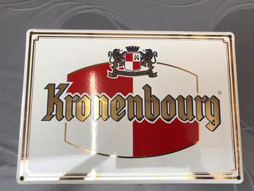 Kronenbourg bier emaille reclamebord beschikbaar voor biedingen