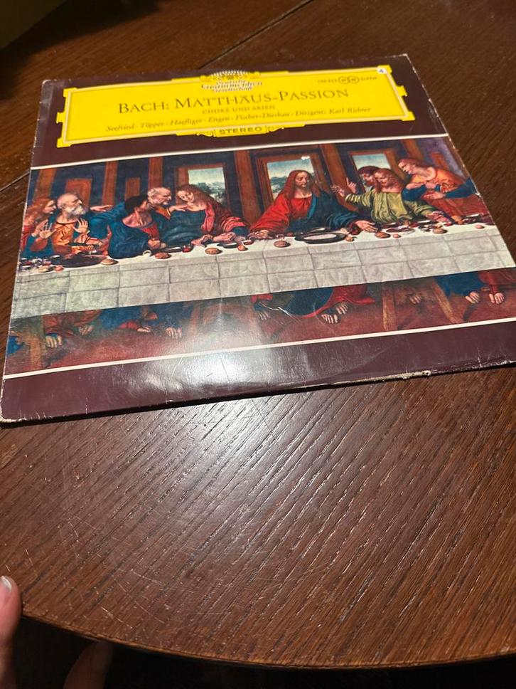 Bach Matthäus-Passion LP, Cd's en Dvd's, Vinyl | Klassiek, Gebruikt, Barok, Vocaal, 12 inch, Ophalen of Verzenden
