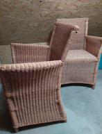 Twee rotan stoelen in goede staat, Huis en Inrichting, Stoelen, Ophalen, Gebruikt, Twee, Overige kleuren