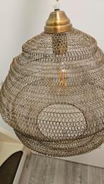 Hanglamp gaas brons, Huis en Inrichting, Lampen | Hanglampen, Ophalen, Gebruikt, Minder dan 50 cm