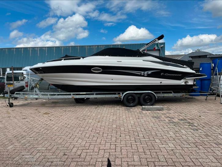 Crownline 260 Bowrider – Zeer nette staat – Incl. Trailer, Watersport en Boten, Speedboten, Gebruikt, 6 meter of meer, Benzine
