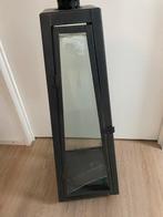 Mooie zwarte buitenlantaarn, Huis en Inrichting, Woonaccessoires | Kandelaars en Kaarsen, Gebruikt, Zwart, Ophalen of Verzenden