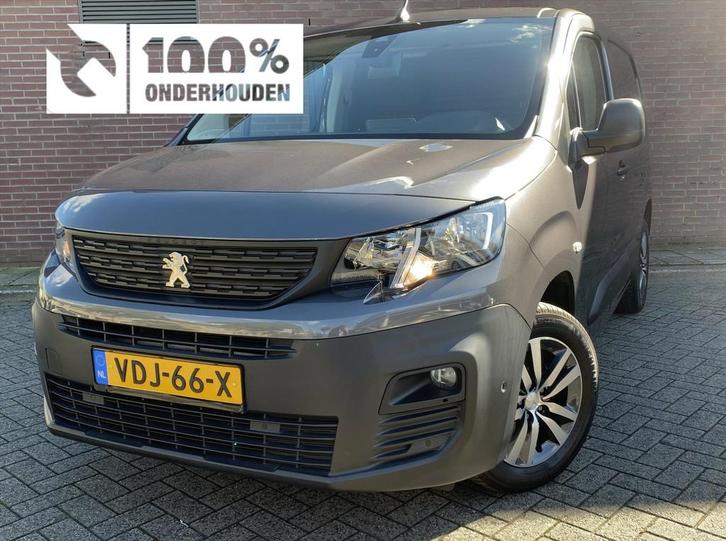 Peugeot Partner 1.5 BlueHDi 130pk 650kg Asphalt, Auto's, Bestelauto's, Te koop, Airconditioning, Boordcomputer, Centrale vergrendeling