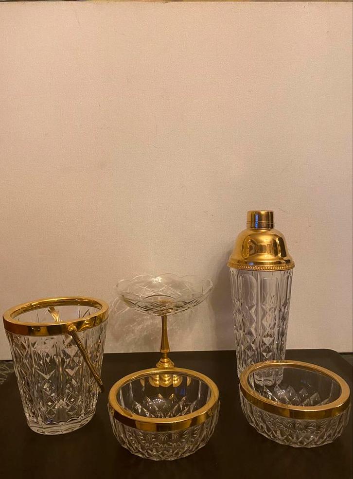 Val Saint Lambert set, Antiek en Kunst, Antiek | Glas en Kristal, Ophalen of Verzenden
