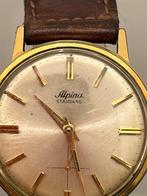 Alpina Standard Horloge Handopwind Verguld, Overige merken, Staal, Polshorloge, Met bandje