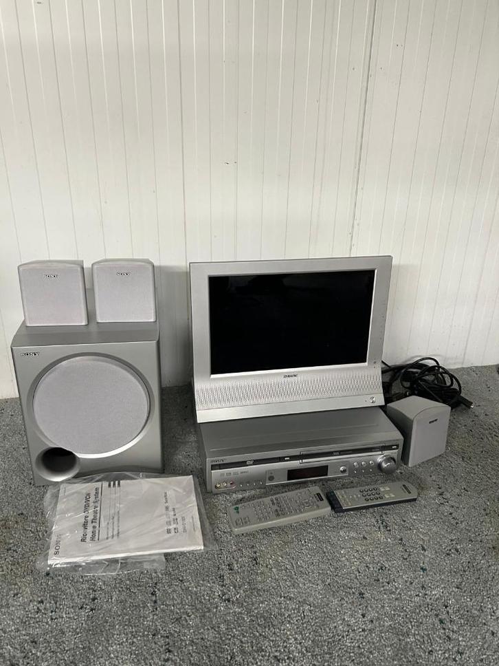 Sony Retro Design TV + Home Cinema DVD VHS, Audio, Tv en Foto, Home Cinema-sets, Zo goed als nieuw, Dvd-speler, 5.1-systeem, 70 watt of meer