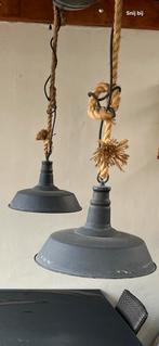 Buiten Hanglampen, Huis en Inrichting, Lampen | Hanglampen, Metaal, Zo goed als nieuw, 50 tot 75 cm, Ophalen