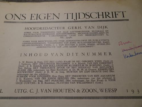 Ons Eigen Tijdschrift, Verzamelen, Tijdschriften, Kranten en Knipsels, Tijdschrift, Nederland, 1920 tot 1940, Ophalen of Verzenden