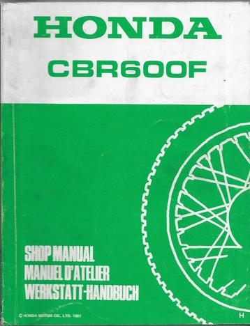 Honda CBR600 F shop manual (049v) beschikbaar voor biedingen