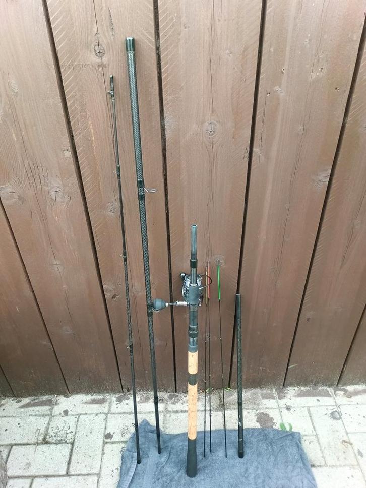 Jon van Schendel Feeder Hengel, Watersport en Boten, Hengelsport | Karpervissen, Gebruikt, Werphengel, Ophalen of Verzenden