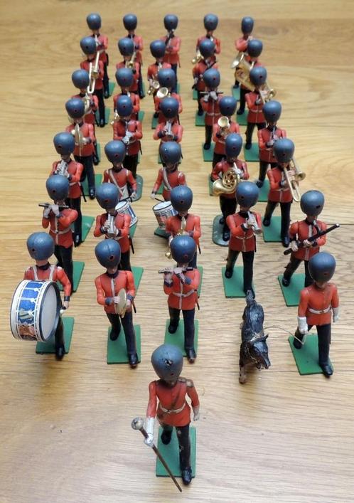 Britains marching band 60 mm, Antiek en Kunst, Antiek | Speelgoed, Ophalen of Verzenden