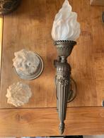 Art deco/ jugendstil flam lampen, Antiek en Kunst, Antiek | Lampen, Ophalen of Verzenden