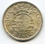 Mozambique 20 Escudos 1966 -10 Gram- Oplage 250.000 UNC, Ophalen of Verzenden, Overige landen, Zilver