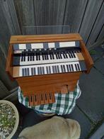 1 miniatuur orgel van hout ongeveer 32 / 32 cm, Ophalen, Gebruikt, 2 klavieren, Orgel