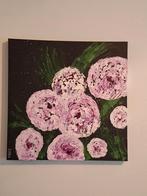 Schilderij pioenrozen, Ophalen, 50 tot 75 cm, Zo goed als nieuw, Schilderij