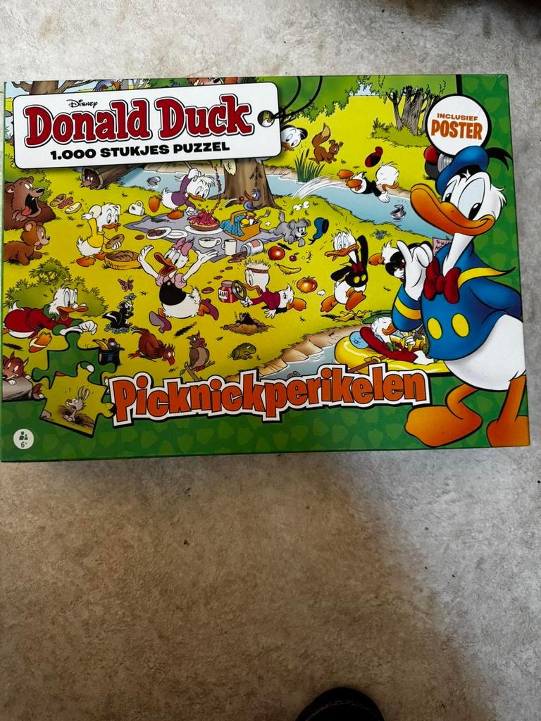 Puzzels Donald Duck, Ophalen, Meer dan 50 stukjes, Zo goed als nieuw, 6 jaar of ouder