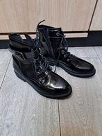 Zwarte lak enkellaarsjes boots mt 40 nieuw, Zwart, Lage of Enkellaarzen, Nieuw, Ophalen of Verzenden