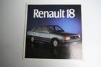 Folder Renault 18 (1979) (39), Nieuw, Ophalen of Verzenden, Renault