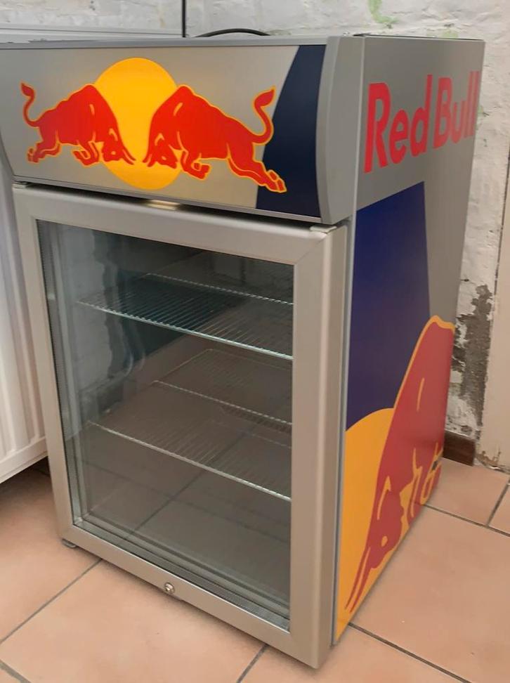 RedBull ijskast grootste tafel model, Witgoed en Apparatuur, Koelkasten en IJskasten, Zo goed als nieuw, Zonder vriesvak, Minder dan 75 liter