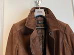Bruine suede leren jas, maat 46, Kleding | Dames, Ophalen of Verzenden, Zo goed als nieuw, Maat 46/48 (XL) of groter, Overige kleuren