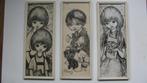 retro schilderijtjes/print 41x16cm, Ophalen, Huis en Inrichting