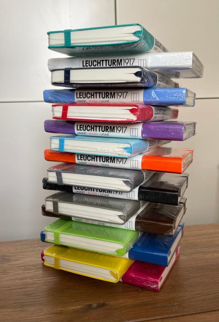 Leuchtturm1917 A6, A5 verkrijgbaar in verschillende kleuren, Diversen, Notitieboeken, Nieuw, Verzenden