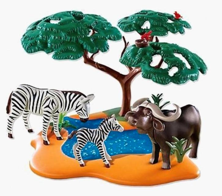 Playmobil 4828 Afrikaanse Buffel & Zebra Set, Kinderen en Baby's, Speelgoed | Playmobil, Ophalen of Verzenden