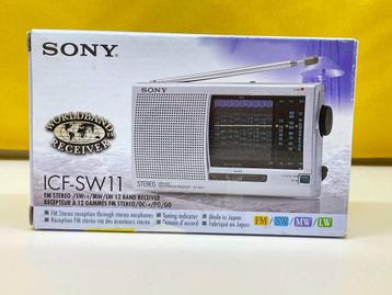 SONY ICF-SW11 Stereo FM/SW1-9/MW/LW 12BAND Reciever (Nieuw) beschikbaar voor biedingen