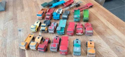 Trucks en opleggers van o.a. Majorette, Matchbox, Efsi, Hobby en Vrije tijd, Modelauto's | Overige schalen, Gebruikt, Bus of Vrachtwagen
