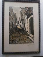 ALGERIJE ??, Mooie kleur Houtsnede, Als Zoekplaatje, Antiek en Kunst, Ophalen