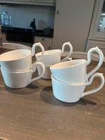6 witte soepkommen ( goed en fijn handvat) LIFESTYLE, Huis en Inrichting, Keuken | Servies, Gebruikt, Keramiek, Ophalen of Verzenden