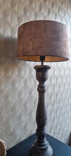 Mooie stoere, sober, landelijke tafellamp, Huis en Inrichting, Lampen | Tafellampen, Ophalen, Zo goed als nieuw, 75 cm of meer