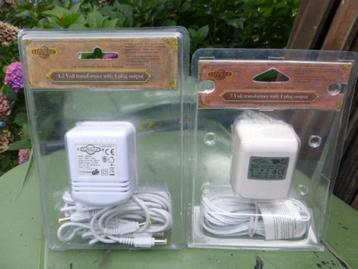 2 x luville adapter kerstdorp accessoires 4,5V en 3V kerst beschikbaar voor biedingen