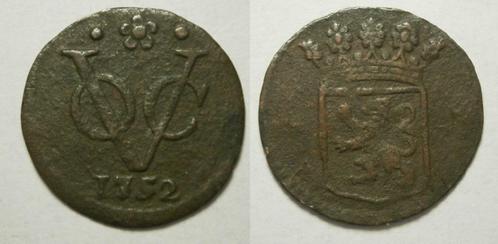 7] Holland VOC ½ Duit 1752, Postzegels en Munten, Munten | Nederland, Losse munt, 1 cent, Vóór koninkrijk, Ophalen of Verzenden