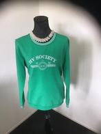 NIEUWE STRETCH SWEATER VAN HV SOCIETY GROEN MAAT 40, Ophalen of Verzenden, Nieuw, Maat 38/40 (M), Groen