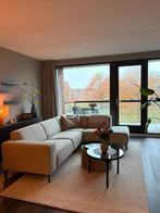 Hoekbank rechts Nous Living Brent, beige met zwarte poot, Huis en Inrichting, Ophalen, Zo goed als nieuw, Stof, Modern