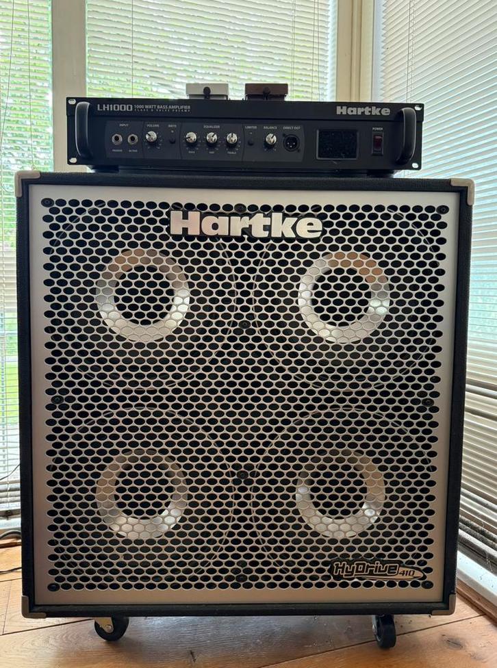Hartke HX-410 Hartke LH-1000 Basversterker, Muziek en Instrumenten, Versterkers | Bas en Gitaar, Zo goed als nieuw, Basgitaar