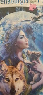 Ravensburger Puzzel - Vrouw met Wolven, Ophalen, 500 t/m 1500 stukjes, Zo goed als nieuw, Legpuzzel