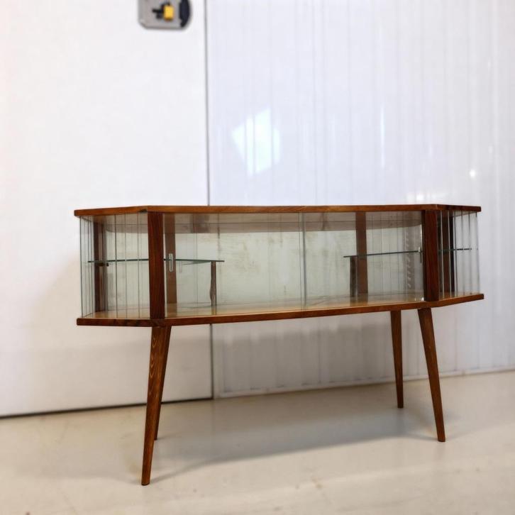 Vitrine hoogglans spiegel 70 80, Huis en Inrichting, Kasten | Vitrinekasten, Gebruikt, Minder dan 100 cm, 25 tot 50 cm, Ophalen