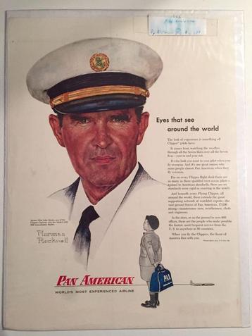 Originele tijdschrift reclame Pan American beschikbaar voor biedingen